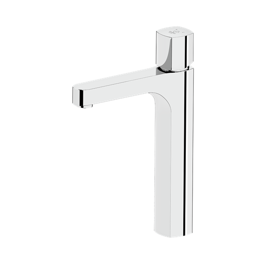 شیر روشویی پایه بلند ساتین پلاس